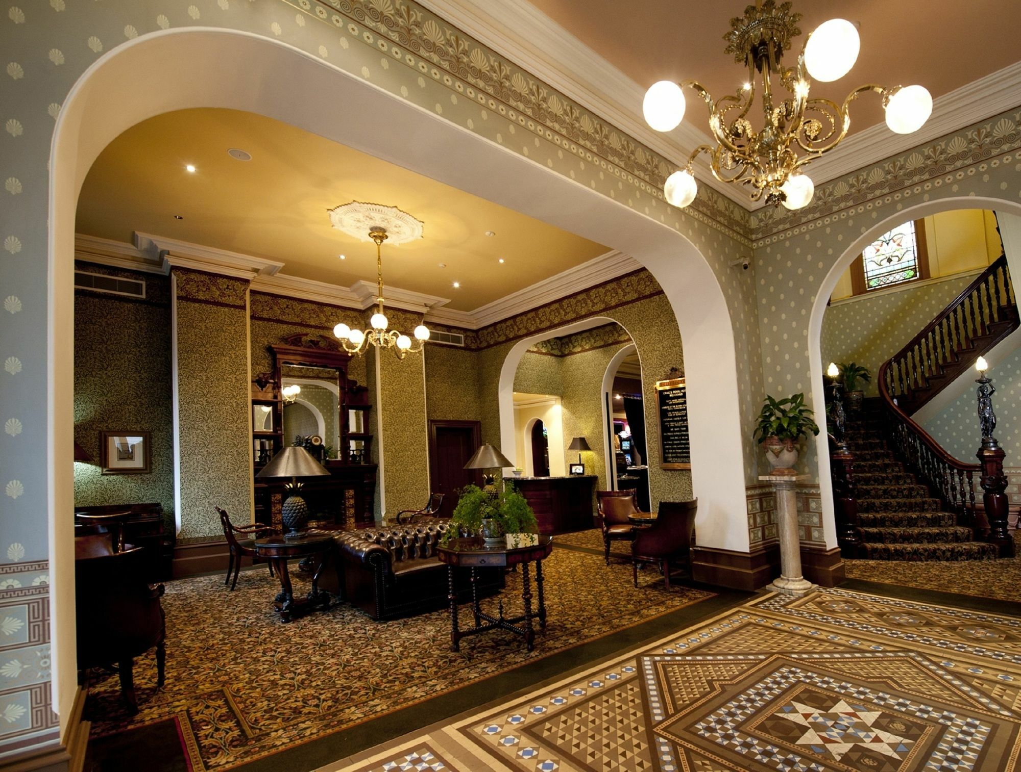クレイグズ ロイヤル ホテル バララット エクステリア 写真 The lobby of the hotel